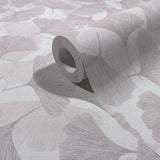 35782 Boho Floral Beige Grey Wallpaper 