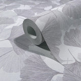 35783 Boho Floral Grey Wallpaper