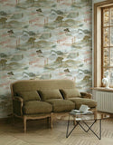 35785 Boho Graphically Blue Green Red Wallpaper
