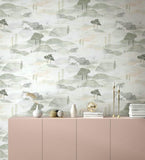 35787 Boho Graphically Grey White Wallpaper