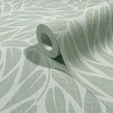 35793 Boho Floral Green Wallpaper 
