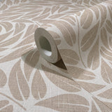 35796 Boho Floral Beige Brown Wallpaper