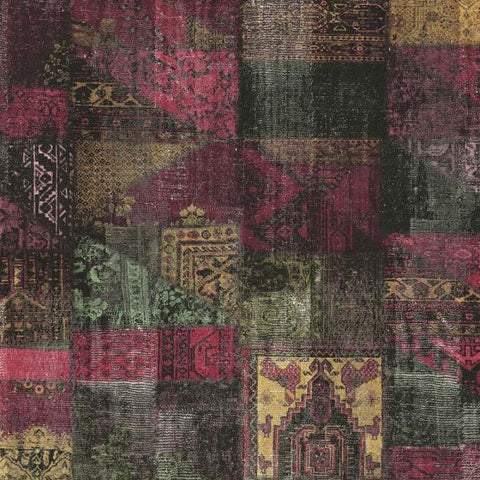 358030 Masterpiece Fabric Wicker Wallpaper