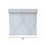 35807 Abstract diamond streaks geo grayish ivory off white cream textured wallpaper 3D
