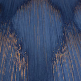 35808 Abstract diamond streaks geometric royal blue gold metallic textured wallpaper

