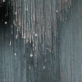 35888 Crystal diamonds strass embossed streaks dark green teal gold textured wallpaper