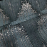 35888 Crystal diamonds strass embossed streaks dark green teal gold textured wallpaper