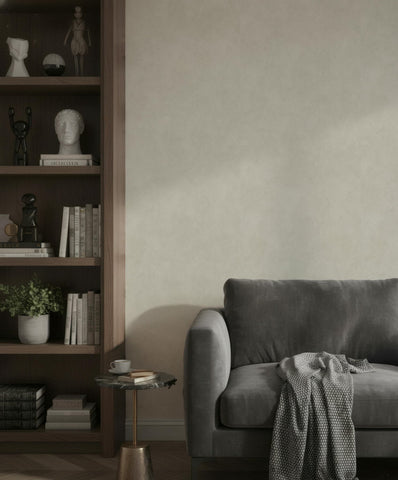 36421 Whisper Uni Plaster finish Beige Wallpaper