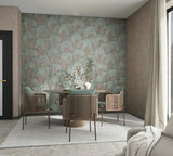 36425 Whisper Uni Plaster finish Brown Wallpaper
