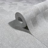 36450 Whisper Graphically Geometric Gray Wallpaper