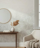 36451 Whisper Graphically Geometric Beige White Wallpaper