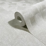 36452 Whisper Graphically Geometric Beige Grey Wallpaper