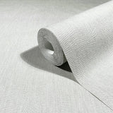 36456 Whisper Uni Plaster finish Grey White Wallpaper