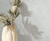 36456 Whisper Uni Plaster finish Grey White Wallpaper