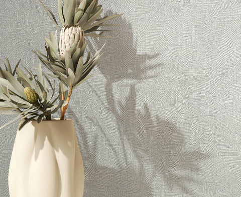 36461 Whisper Uni Plaster finish Gray Wallpaper