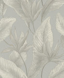 36464 Whisper Nature Floral Beige Grey Wallpaper