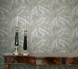 36465 Whisper Nature Floral Beige Grey Wallpaper