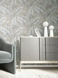 36465 Whisper Nature Floral Beige Grey Wallpaper