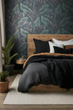 36466 Whisper Nature Floral Blue Green Wallpaper 