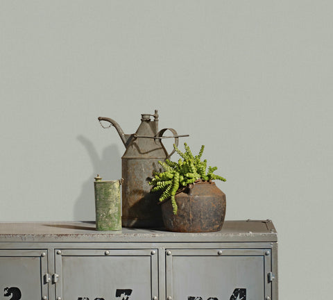 36479 Whisper Uni Modern Green Grey Wallpaper