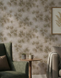 36498 Whisper Nature Floral Beige Brown Wallpaper
