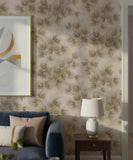 36498 Whisper Nature Floral Beige Brown Wallpaper