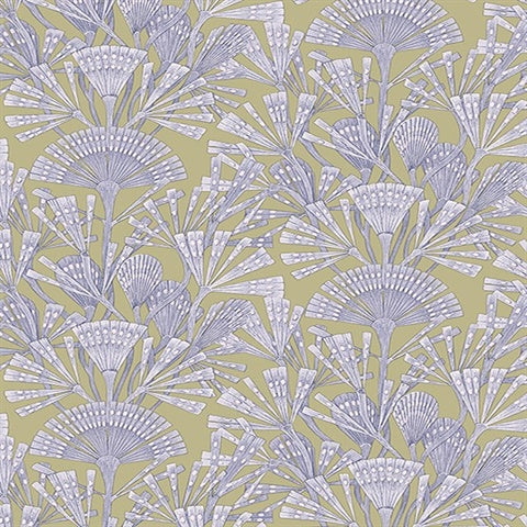 366013 Zorah Lilac Botanical Wallpaper