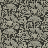 366014 Zorah Black Botanical Wallpaper