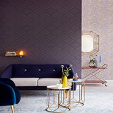 366021 Aries Navy Geometric Wallpaper