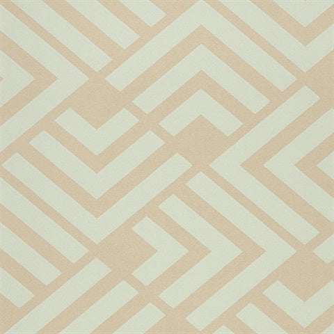 366041 Zig Light Blue Geometric Wallpaper