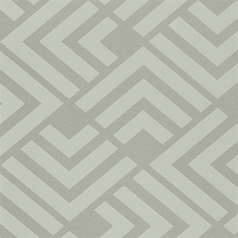 366042 Zig Mint Geometric Wallpaper