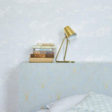 366063 Palila Blue Gold White Cloud Wallpaper