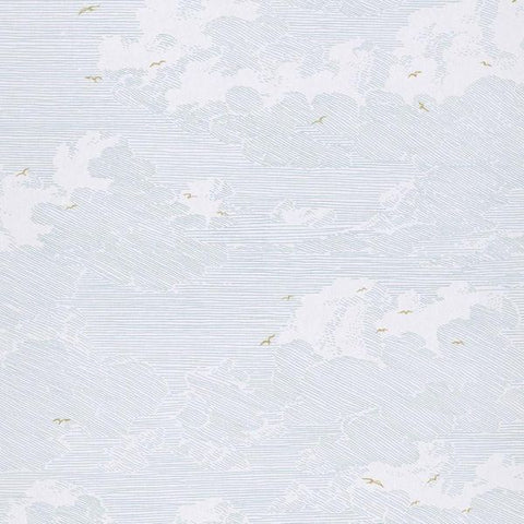 366063 Palila Blue Gold White Cloud Wallpaper