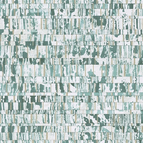 369011 Demi Teal Abstract Wallpaper