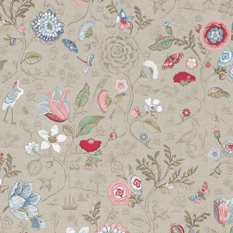 375001 Pip Studio 4 Flowers Wallpaper