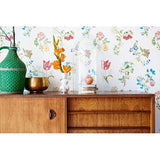 375020 Danique White Garden Wallpaper