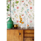 375020 Danique White Garden Wallpaper