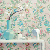 375060 Pip Studio 4 Abstract Flowers Birds Wallpaper