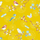 375083 Pip Studio 4 Abstract Flowers Birds Wallpaper 