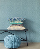 375163 Botanical Floral Motif Wallpaper 