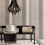 376021 Setif Brown Stripe Wallpaper