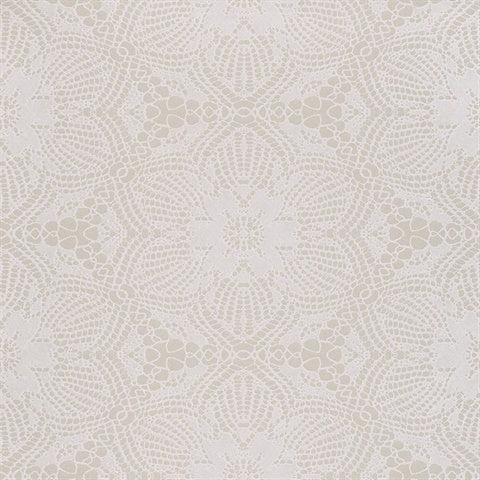 376056 Seychelles Champagne Medallion Wallpaper