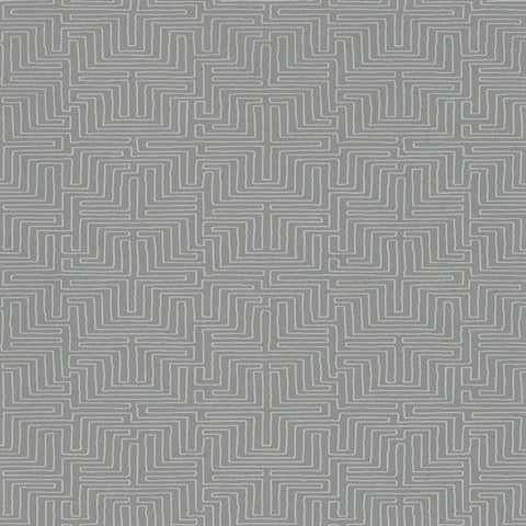 376068 Kairo Grey Geometric Wallpaper