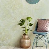 378011 Reflect Floral Leaves Branches Wallpaper