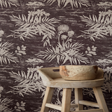 379035 Hedda Black Botanical Wallpaper