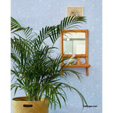 383543 Rice 2 Blue Floral Non-Woven Wallpaper