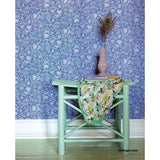 383544 Rice 2 Blue Floral Non-Woven Wallpaper