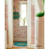 383560 Rice 2 Vintage Rose Botanical Wall Design Wallpaper
