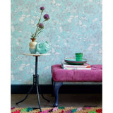 383562 Rice 2 Vintage Rose Botanical Wall Design Wallpaper