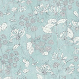 383562 Rice 2 Vintage Rose Botanical Wall Design Wallpaper